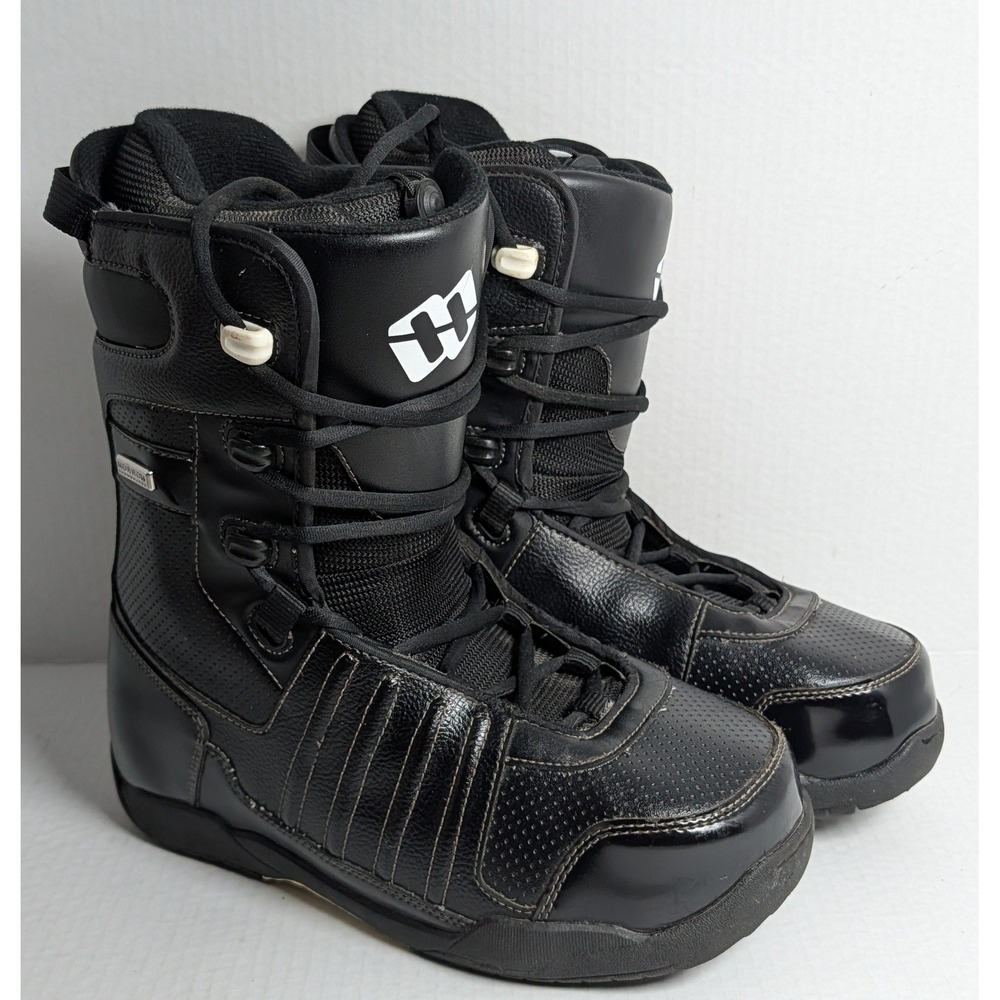 Morrow Snowboard Boots Men's US 8 Black Lace-Up Winter Snow Gear All Mountain